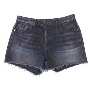 J Brand Gracie Denim Shorts | Black/Gray | High Rise | Button Fly |  EUC | 27